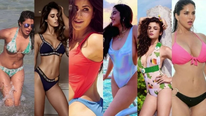 Top Bollywood Hottest  Actresses in Bikini Photos that Sizzle || Hot Bollywood Actresses