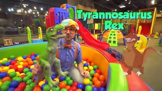 Learning With Blippi At An Indoor Playground For Kids _ Educational Videos For Toddlers