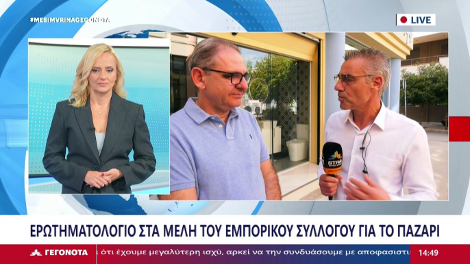 Ο πρόεδρος του εμπορικού συλλόγου Λιβαδειάς Δημήτρης Γέρος στο Star