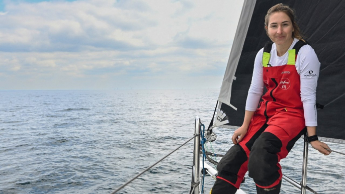 À 23 ans, Violette Dorange est la plus jeune navigatrice à participer au Vendée Globe 2024