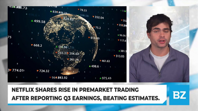 Netflix Shares Rise In Premarket Trading After Reporting Q3 Earnings, Beating Estimates.