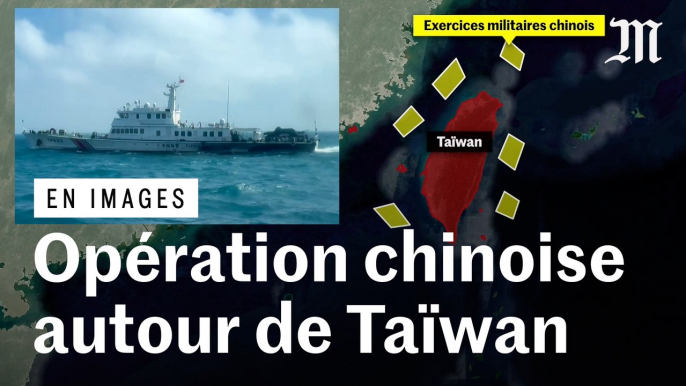 La Chine a lancé des manœuvres militaires autour de Taïwan