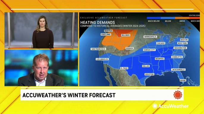 Snow falls in New York as AccuWeather discusses the 2024 winter forecast