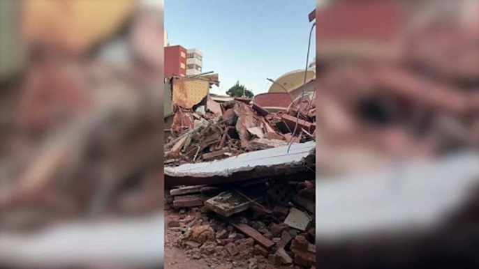 Así quedó el hotel después del derrumbe en Villa Gesell