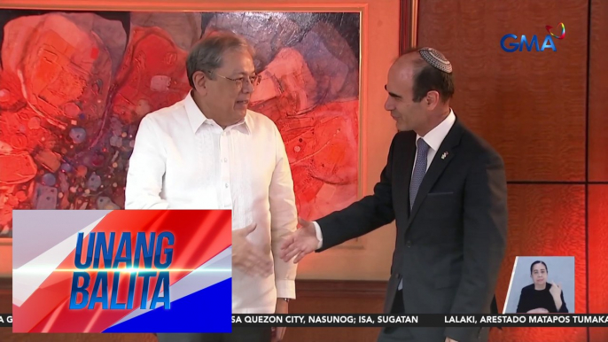 Israel Ambassador to the PH Ilan Fluss, bumisita sa GMA Network | Unang Balita