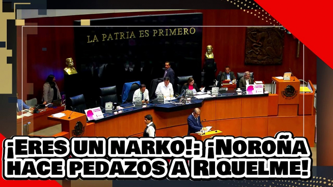 ¡Eres narko! ¡No lo vio venir! ¡Noroña pone en su lugar al ‘exgoberladrón’ Riquelme por insultarlo!