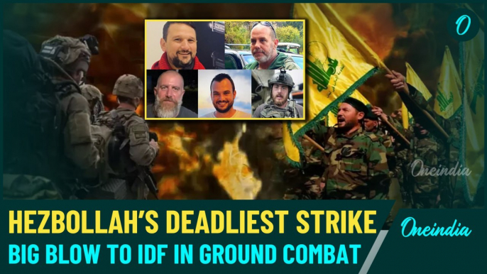 Hezbollah And IDF Clash in Lebanon| 5 Israeli Soldiers Killed, 19 Injured in The Deadliest Strike