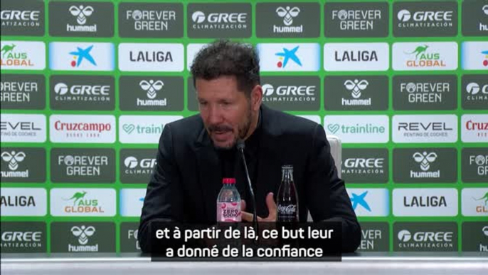 Atlético - Simeone : "L'entraîneur n'a pas bien préparé le match"