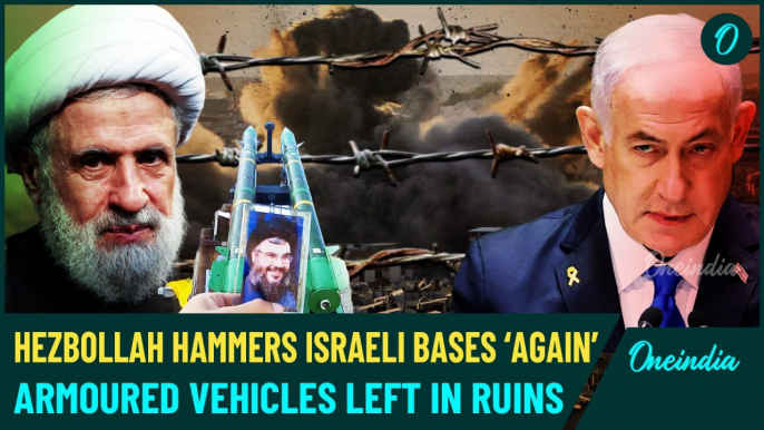 VIDEO | Hezbollah Missiles Bomb Israeli Air Bases, Armored Vehicles Crushed in Deadly 24-Hour Blitz