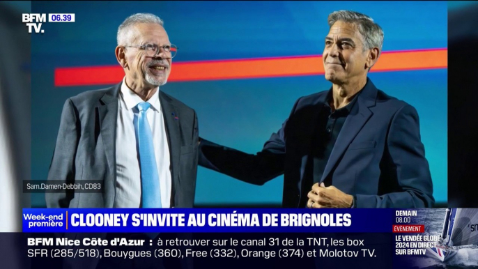 Var: George Clooney invité surprise de l'inauguration d'un cinéma à Brignoles