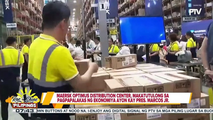 Maersk Optimus Distribution Center, makatutulong sa pagpapalakas ng ekonomiya ayon kay PBBM