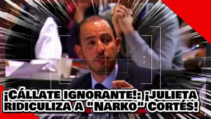 ¡Cállate “Narko”! ¡Julieta Ramírez ridiculiza a “Narko Cortés por atacar la reforma judicial!