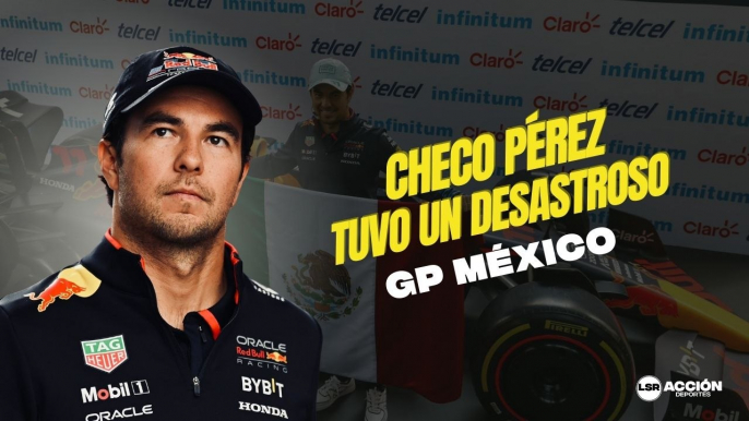 Checo Pérez tuvo un desastroso Gran Premio de México