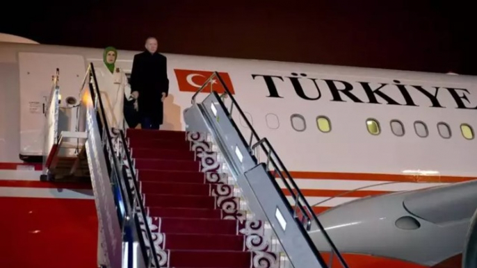 Cumhurbaşkanı Erdoğan Kırgızistan’da