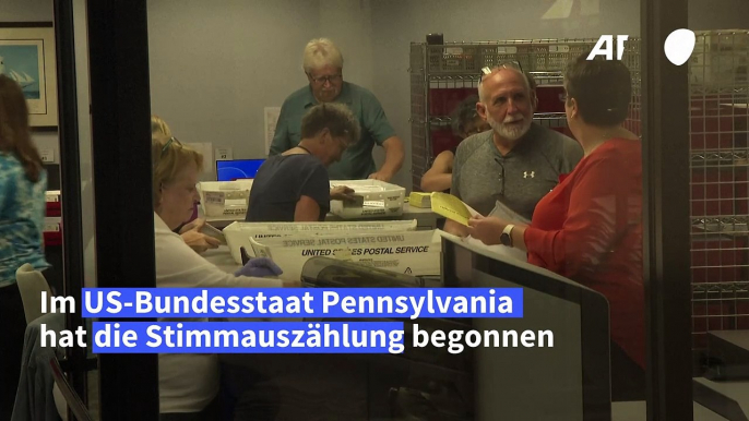 Pennsylvania: Stimmauszählung in entscheidendem US-Bundesstaat