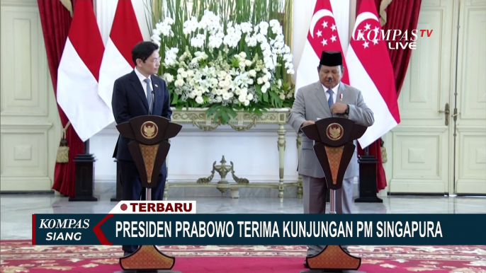 Terima Kunjungan PM Singapura ke Indonesia, Presiden Prabowo Bahas Kerja Sama Ekonomi