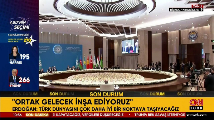 SON DAKİKA! Cumhurbaşkanı Erdoğan Türk Devletleri Teşkilatı'nda konuştu: Ortak bir gelecek inşa ediyoruz