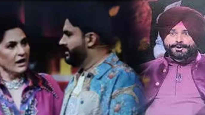 Navjot Singh Sidhu With Wife Guest At Kapil Sharma Show Archana Angry Reaction Viral...