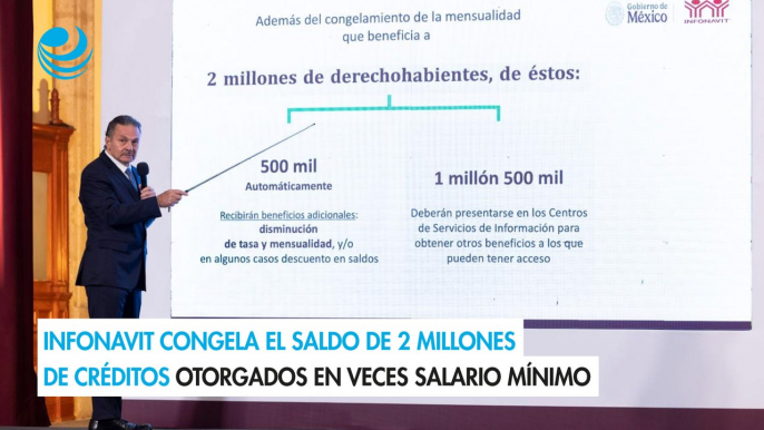 Infonavit congela el saldo de 2 millones de créditos otorgados en Veces Salario Mínimo