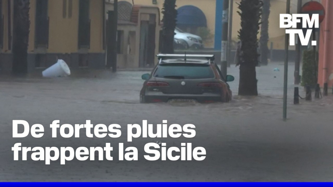 Italie: la Sicile touchée par des inondations après de fortes pluies