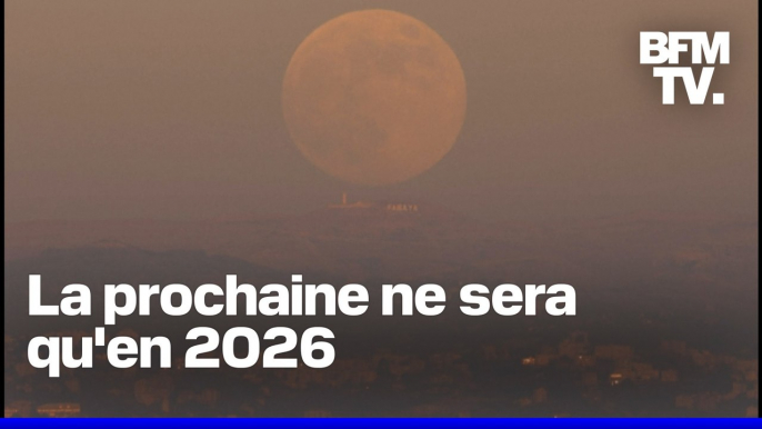 Les images de la dernière super Lune de l'année 2024