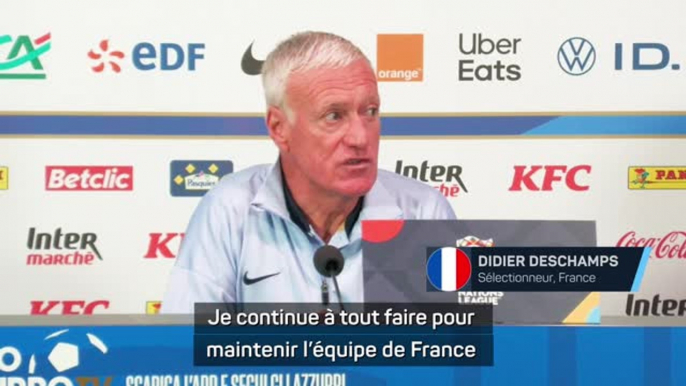 Bleus - Deschamps : "Les critiques ont toujours fait partie de ma vie"