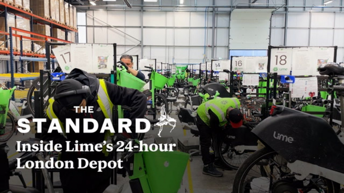 Inside Lime’s 24-hour London Depot