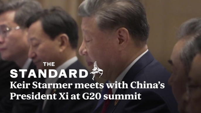 Keir Starmer meets with China’s President Xi in margins of G20 summit