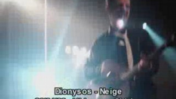 Dionysos neige live lille