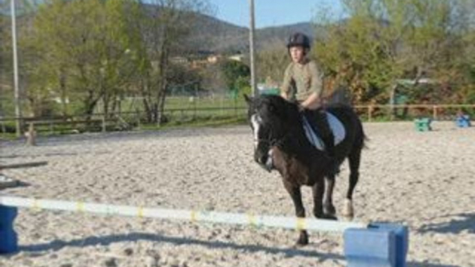 Moi et ma ponette en cours