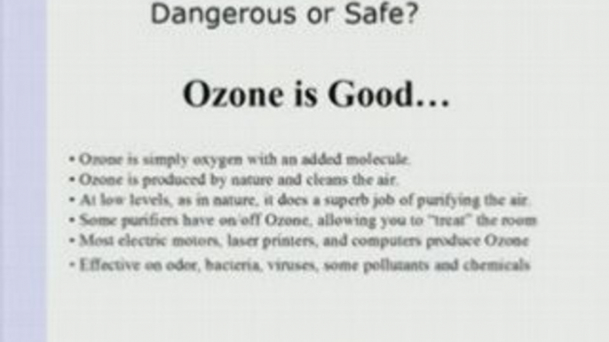 Air Purifier Dangers: Are Ozone Air Purifiers Cleaners Dange