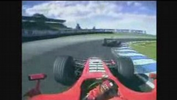 Schumacher vs Raikkonen Onboard  Brazil