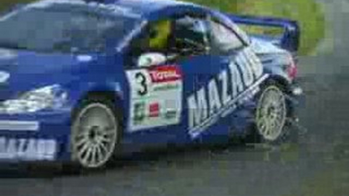 Jérome Grosset Janin Peugeot 307 WRC Rallye Limousin 2008