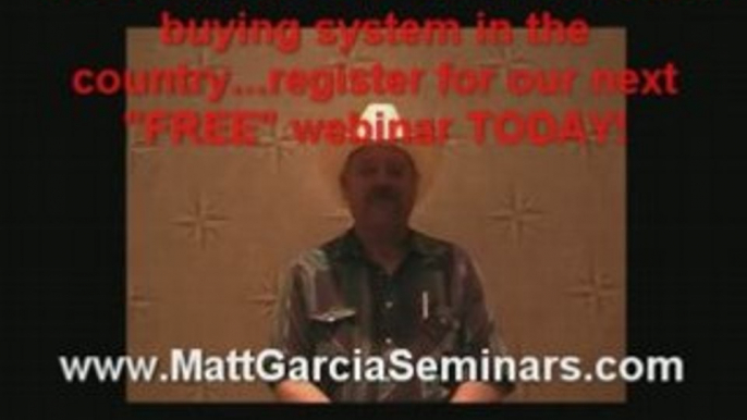 Real Estate Seminars Hollywood CA *Matt Garcia Seminars*
