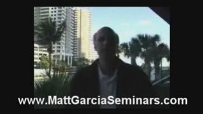 Matt Garcia Real Estate Seminars Las Angeles CA