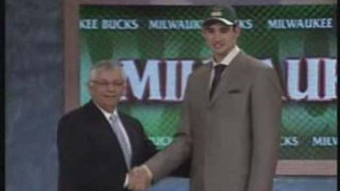 2008 NBA Draft Joe Alexander, No. 8