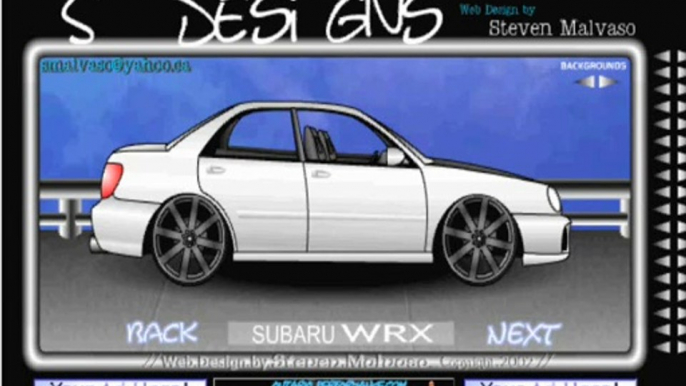 Virtual Tuning sur Subaru Impreza WRX