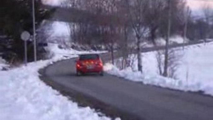 Patrice rouit-philippe gidel rallye neige hautes alpes 2008