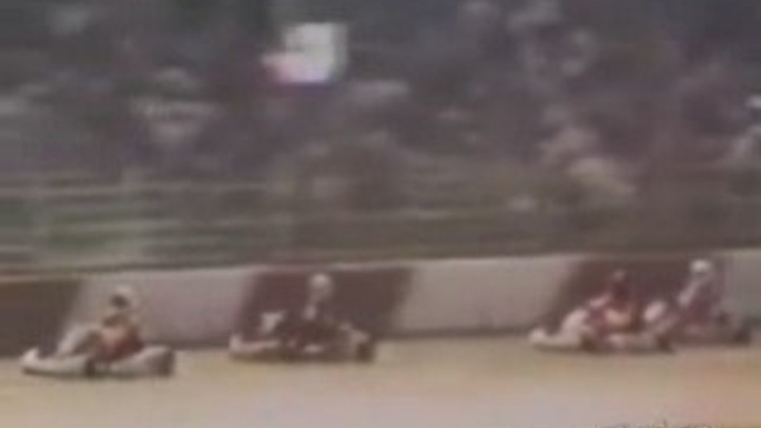 Racer Wipes Out In Go-Cart Accident