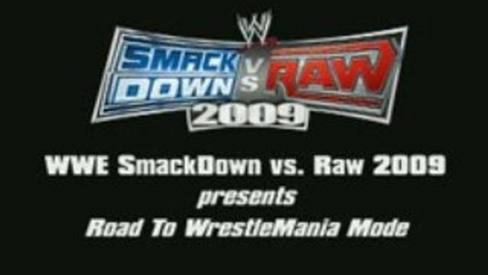 wwe smackdown vs raw 2009 road to wrestlemania gameplay