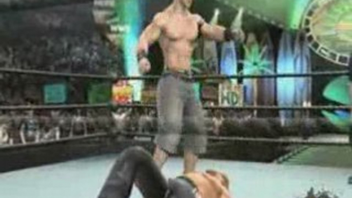 Smackdown vs Raw 2009 xbox 360 Hbk vs John Cena  Summerslam