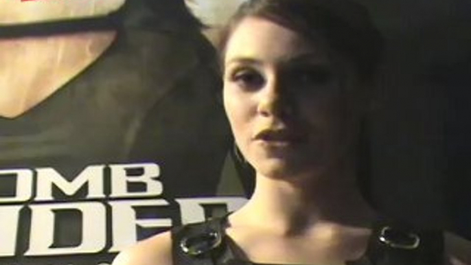 Lara Croft / Alison Carroll en interview de tres près