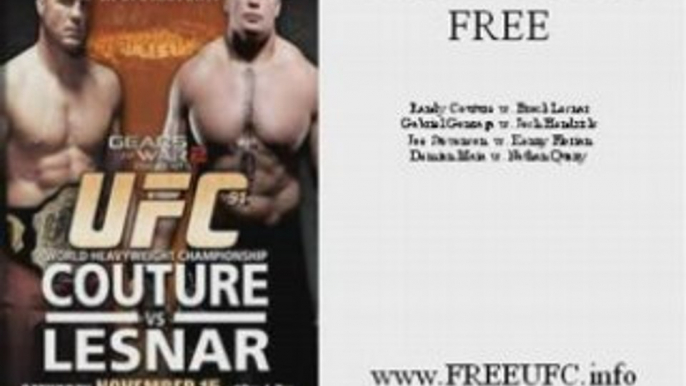 UFC 91 Randy Couture Brock Lesnar Joe Stevenson Kenny F