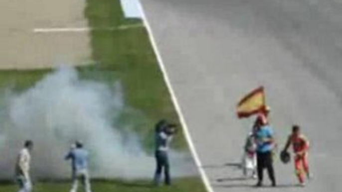 Celebracion Jorge Lorenzo en Jerez 2006