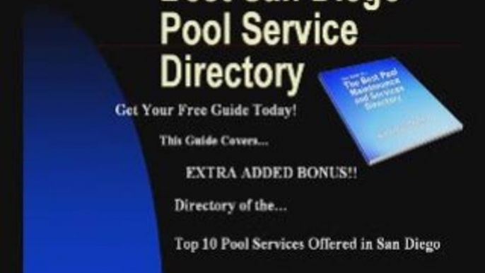 San Diego Pool Cleaning Service