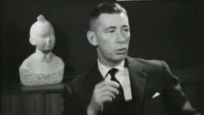 Tintin - Interview Hergé - 1960 (1/2) - English subtitles