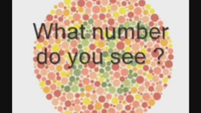 Test Your Eye Color Blindness Test