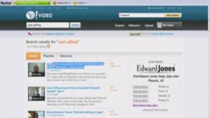 Cash Gifting #1 Yahoo Video #4 Cash Gifting CashGifting SCAM