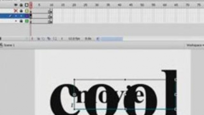 Create a cool text effect animation in FLASH - Tutorial