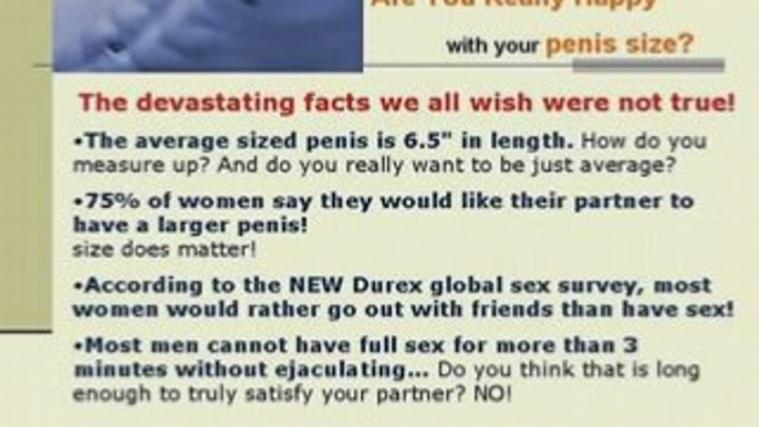 Improve Penis Size, Size of your Penis Improved